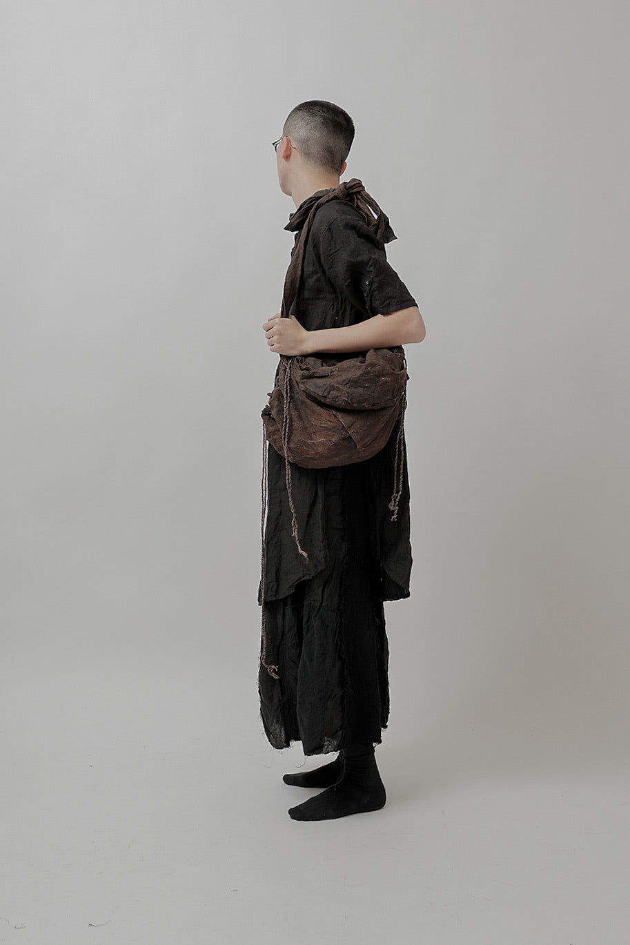 Wanderer Crossbody Chest Bag - Monolith Black